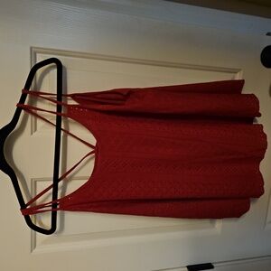 XL Pink strappy tank top